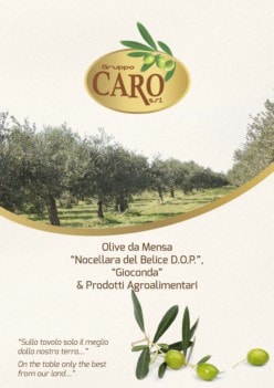 Depliant Gruppo Caro prodotti agroalimentari