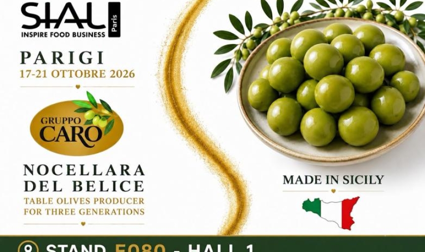 Gruppo Caro al SIAL Paris 2026 | Olive Nocellara del Belice a Parigi