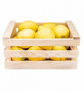 Limoni Siciliani in Cassetta di Legno