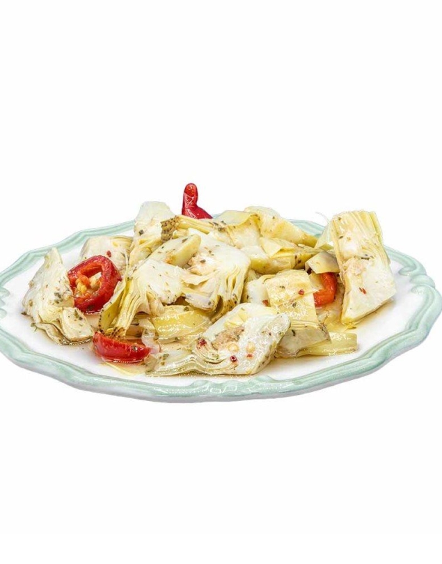 Piatto di Carciofini sott'olio a spicchi