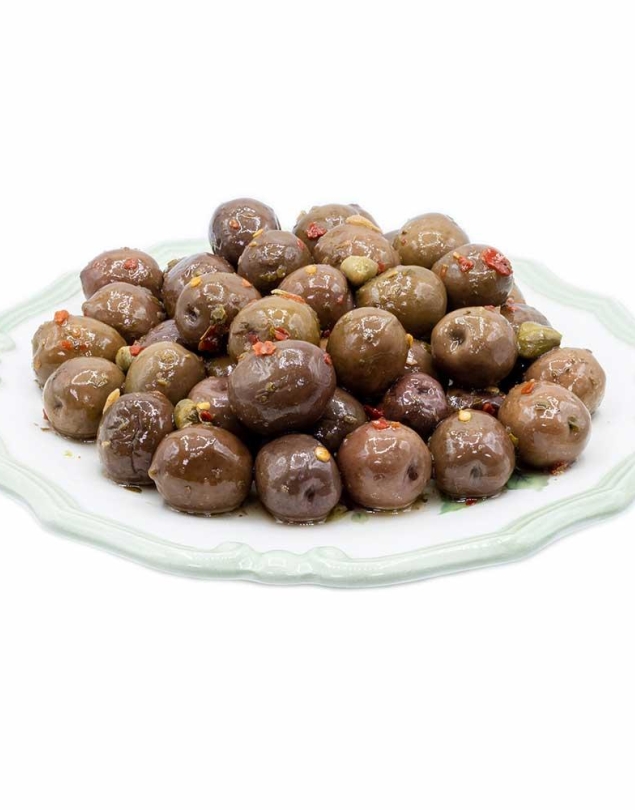 Olive Nere condite piccanti