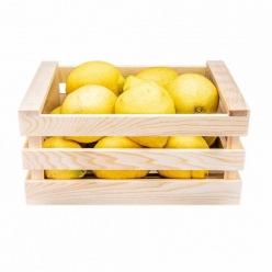 Limoni Siciliani in Cassetta di Legno