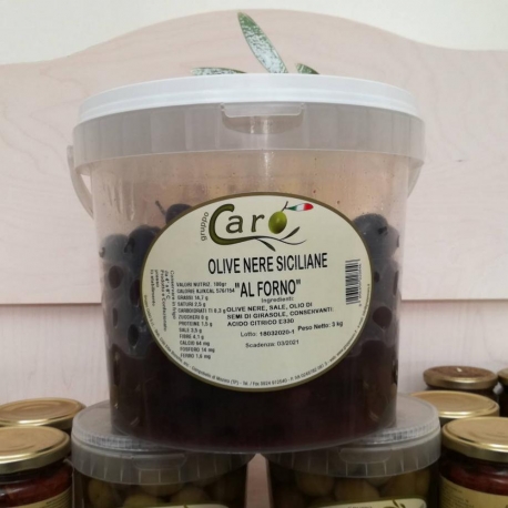 immagine Olive Nere Kalamata al Forno