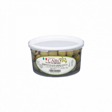 immagine 2 di Olive Verdi denocciolate dolcificate Nocellara in salamoia