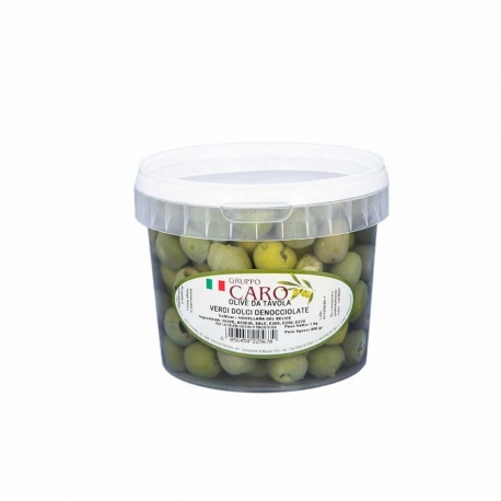 immagine 3 di Olive Verdi denocciolate dolcificate Nocellara in salamoia
