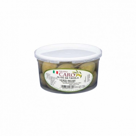 immagine 2 di Olive Verdi Incise Gioconda in salamoia