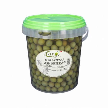 immagine 4 di Olive Verdi intere dolcificate Nocellara in salamoia