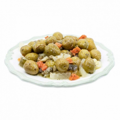 immagine 1 di Olive Verdi condite con giardiniera