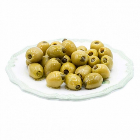 immagine 1 di Olive verdi farcite al Jalapeño in salamoia