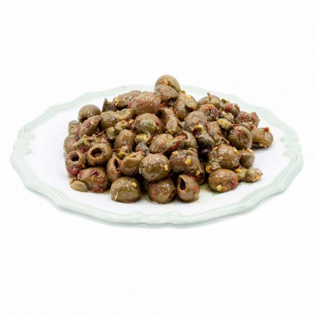 immagine 1 di Olive Verdi Nocellara Denocciolate condite piccanti - Le Piccantelle