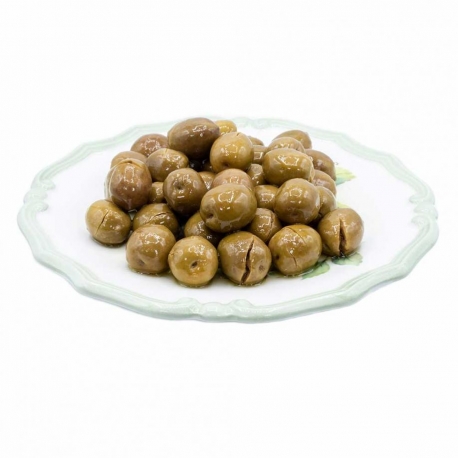 immagine 1 di Olive Verdi Schiacciate Nocellara in salamoia