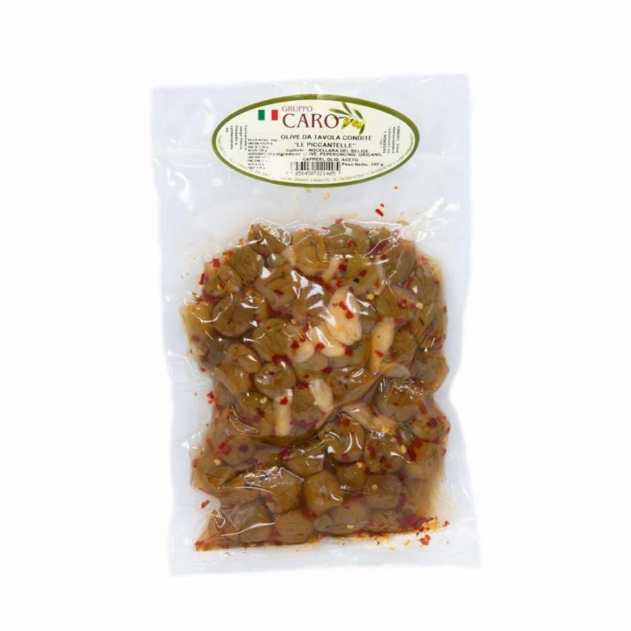 Olive Verdi Nocellara Denocciolate condite piccanti - Le Piccantelle