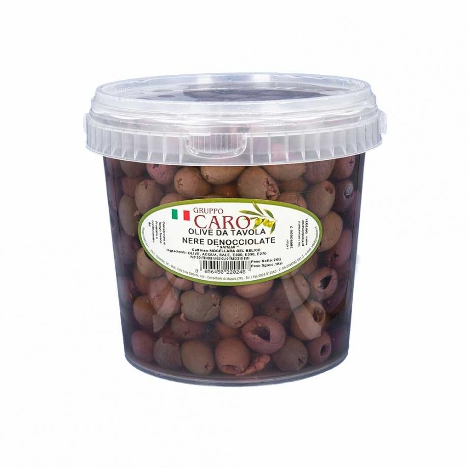 Olive Nere Denocciolate Nocellara in salamoia